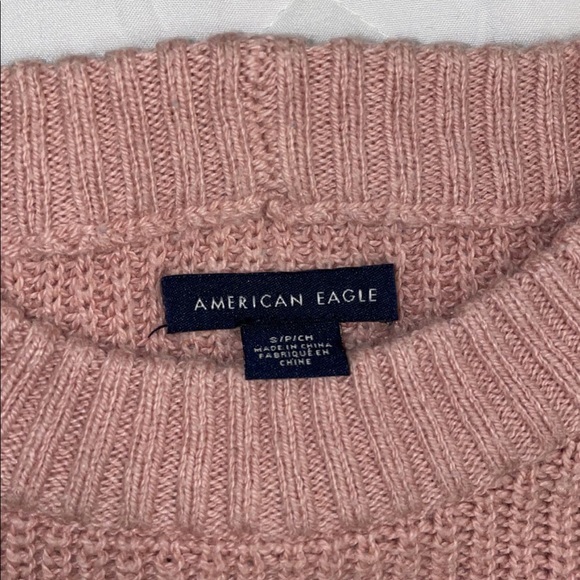 American Eagle light pink sweater - Picture 2 of 2